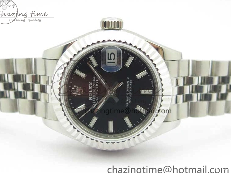 MiroTime 0301 HighPerformance Datejust 28mm 279174 SS BP Maker Best Edition Black Dial on SS Jubilee Bracelet ETA 2598